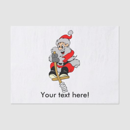 Santa Claus clipart Tissuepapier (Voorkant)