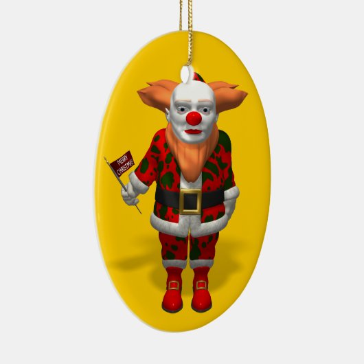Santa Claus Clown Keramisch Ornament (Rechts)