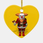 Santa Claus Clown Keramisch Ornament (Voorkant)