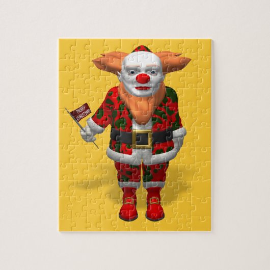 Santa Claus Clown Legpuzzel (Verticaal)
