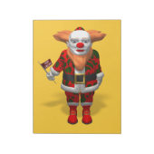 Santa Claus Clown Notitieblok (Linkerzijde)