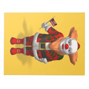 Santa Claus Clown Notitieblok