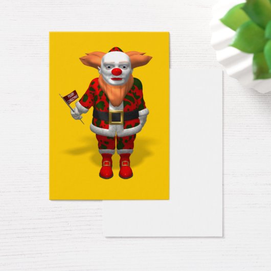 Santa Claus Clown Visitekaartjes (Bureau)
