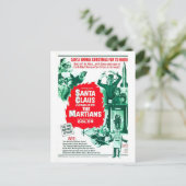 SANTA CLAUS CONQUERS THE MARTIANS POSTCARD FEESTDAGENKAART (Staand voorkant)