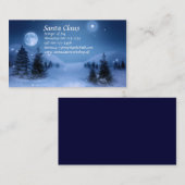 Santa Claus Contactkaartje (Voorkant / Achterkant)