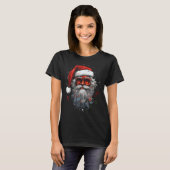 Santa Claus Cool Christmas Graphic T - shirts (Voorkant volledig)