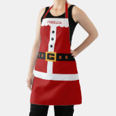 Santa Claus Costume Merry Kerstall-over print Schort (Insitu)