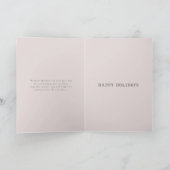 Santa Claus  Cottage Chic Vakantie Kaart (Binnen)