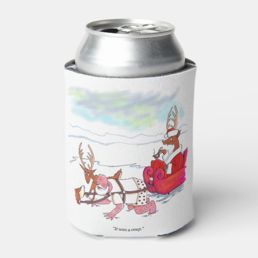 Santa Claus Coup koelbox Blikjeskoeler (Blikje Voorkant)