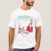 Santa Claus Coup mannen wit T-shirt (Voorkant)