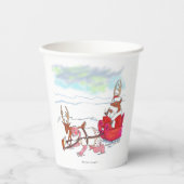 Santa Claus Coup papieren bekers (Voorkant)