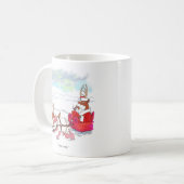 Santa Claus Coup tweezijdige mok (Voorkant links)