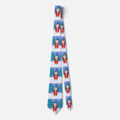 santa claus covid merry kerst gezichtsmasker stropdas (Voorkant)