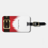 Santa Claus Custom Bagagelabel (Voorkant horizontaal)