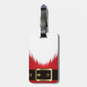 Santa Claus Custom Bagagelabel (Achterkant verticaal)