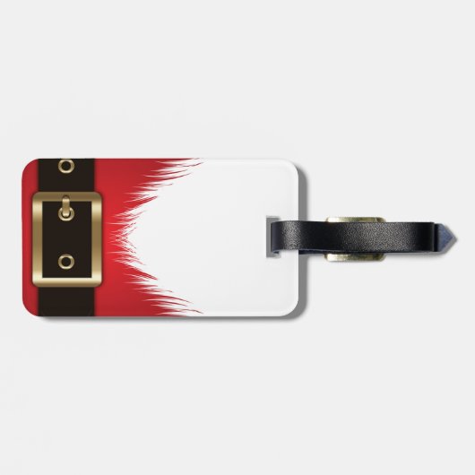 Santa Claus Custom Bagagelabel (Achterkant horizontaal)