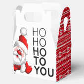 Santa Claus Cute Ho Ho Bedankdoosjes (Geopend)