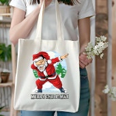 Santa Claus Dabbing Dance Tote Bag