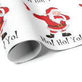 Santa Claus Dabbing personaliseren Cadeaupapier (Rol Hoek)