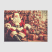  Santa Claus Decoupage Craft Tissue Paper Tissuepapier (Voorkant)
