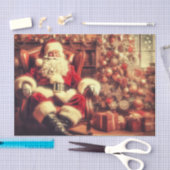  Santa Claus Decoupage Craft Tissue Paper Tissuepapier (Craft)