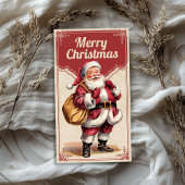 Santa Claus decoupage papier