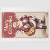  Santa Claus decoupage papier (Voorkant)
