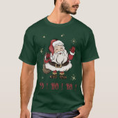 Santa Claus Deep Forest T-Shirt (Voorkant)