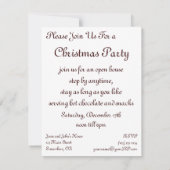 Santa Claus Deer in Forest, kerstfeest Kaart (Achterkant)