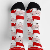 Santa Claus Design Christmas Sokken (Top)