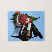 Santa Claus die Piano afspeelt Legpuzzel (Horizontaal)