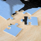 Santa Claus die Piano afspeelt Legpuzzel (Zijkant)