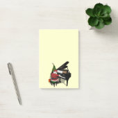 Santa Claus die Piano afspeelt Post-it® Notes (Kantoor)