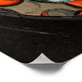 Santa Claus die zijn lijst controleert 1904 Poster (Hoek)