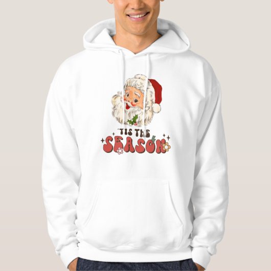 Santa claus dit het seizoen hoodie (Voorkant)