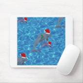 santa claus dolphins muismat (Met muis)