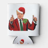 santa claus donald trump blikjeskoeler (Voorkant)
