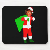 Santa Claus Donald Trump Funny Christma Ugly Xmas Muismat (Voorkant)