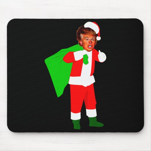 Santa Claus Donald Trump Funny Christma Ugly Xmas  Muismat (Voorkant)