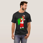 Santa Claus Donald Trump Funny Christma Ugly Xmas  T-shirt (Voorkant volledig)
