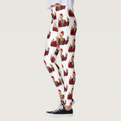 santa claus donald trump leggings kerst (Links)