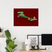 Santa Claus Drag Race Poster (Thuiskantoor)