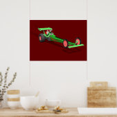 Santa Claus Drag Race Poster (Keuken)