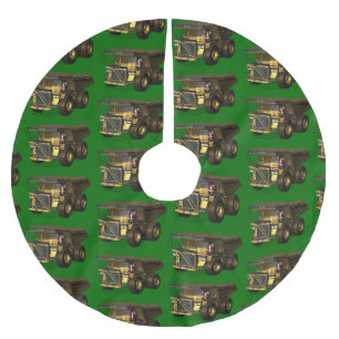 Santa Claus Drives Dump Truck Kerstboom Rok