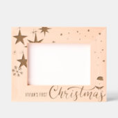 Santa Claus eerste kerstboom Gegraveerde Lijstjes (Voorkant)