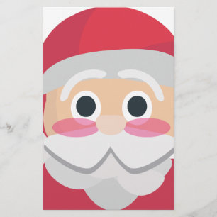 santa claus emoji briefpapier