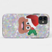 santa claus emoji Case-Mate iPhone case (Achterkant (horizontaal))
