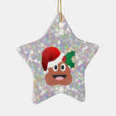 santa claus emoji keramisch ornament (Rechts)