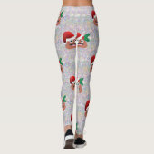 santa claus emoji leggings (Achterkant)