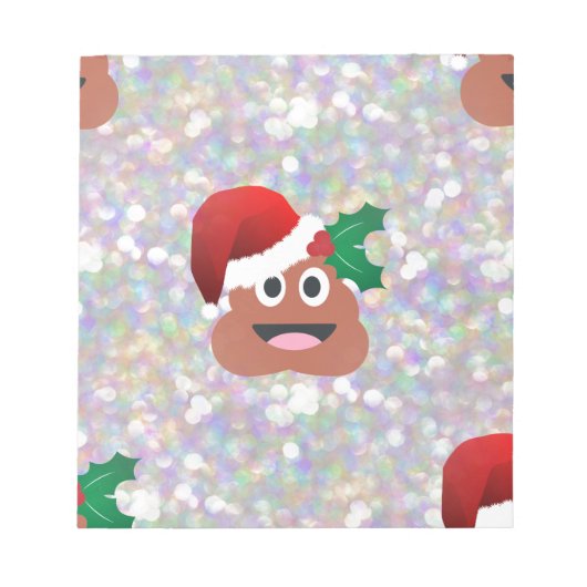 santa claus emoji notitieblok (Voorkant)